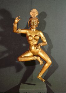Una Dakini, finales del siglo XVIII-principios del siglo XIX (cobre)